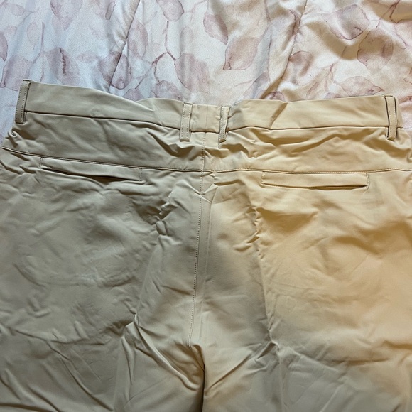 Men's Lightweight Moisture-Wicking Golf Pants - light khaki 40x30 - Picture 7 of 9